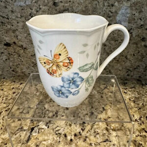 Lenox Butterfly Meadow Orange Sulphur Mug NWT